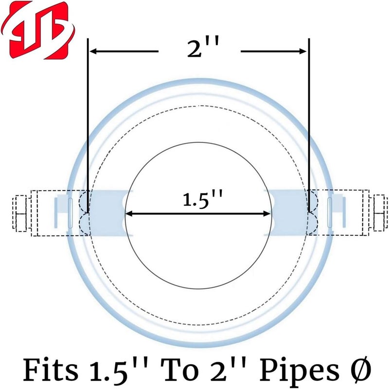 Tritrust Black Exhaust Tip for 1.5 to 2 Inch Pipes - Image 5