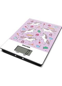 Salter Unicorn Digital Kitchen - Electronic Food Weighing Scale, Multi-Colour, 1171 UNDR  - Image 1