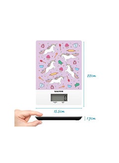 Salter Unicorn Digital Kitchen - Electronic Food Weighing Scale, Multi-Colour, 1171 UNDR  - Image 5