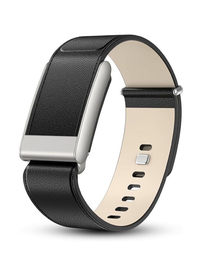 TEMPO Leather Band Compatible with WHOOP 5.0 One & Peak Wearable Health | Breathable, Durable & Secure Fit Strap and Adjustable Wristband Replacement Strap with U Shaped Connector Easy to Use and Perfect for Every Occasion | NOT for Gen 4 - Image 1
