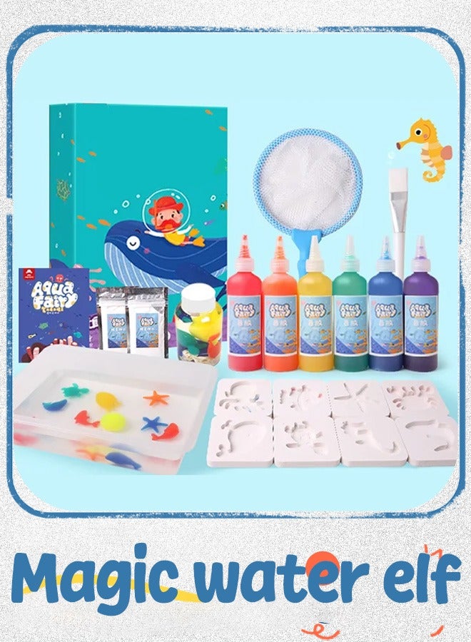 Magic Water Elf DIY Craft Kit for kids - 3D Water Babies Gel Set for Creative Water Play, Educational and Safe Materials - Perfect for Kids' Arts, Crafts, and Family Bonding  - Image 1