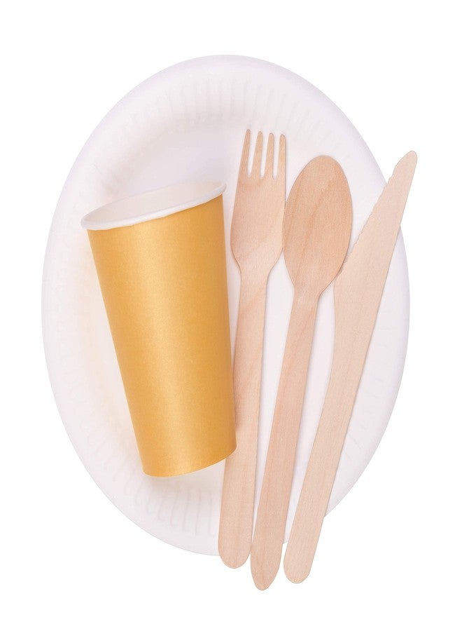 Concession Essentials 9 Inch Paper Plates Uncoated. Pack of 500 Plates. Everyday Disposable Plates., White - Image 4