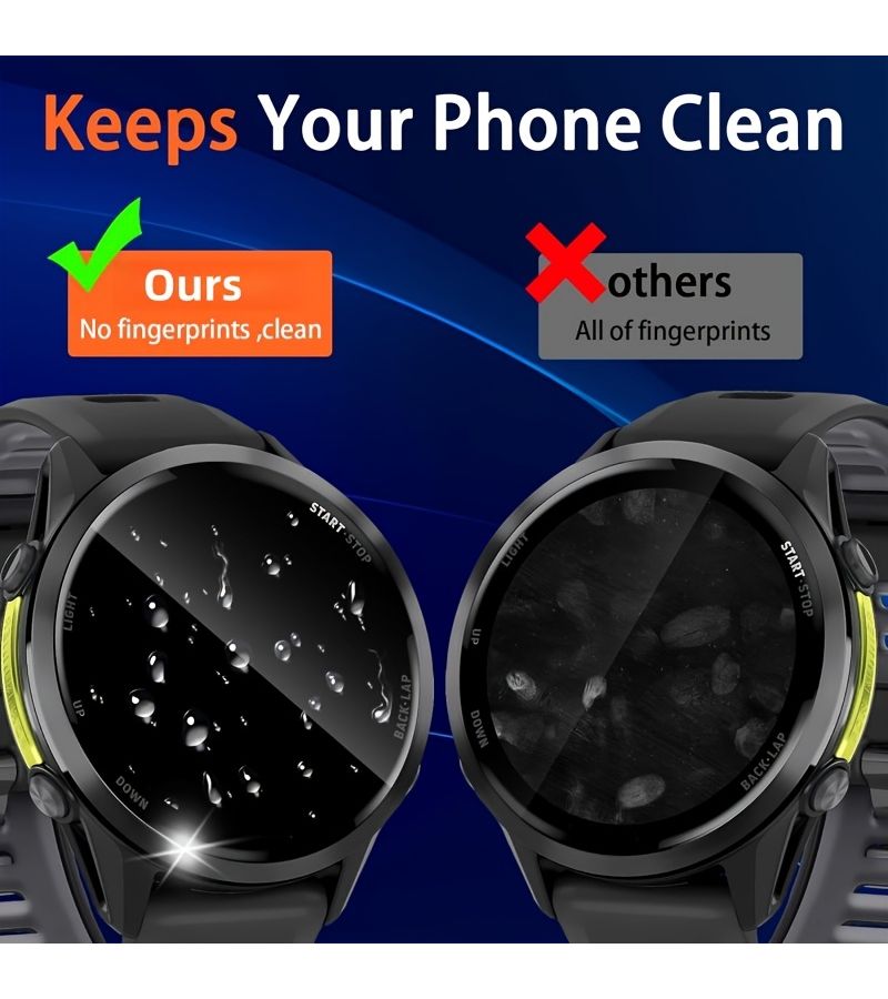 Screen Protector PET Film For Forerunner 165 Scratch Resistant HD Clear TPU - Image 5