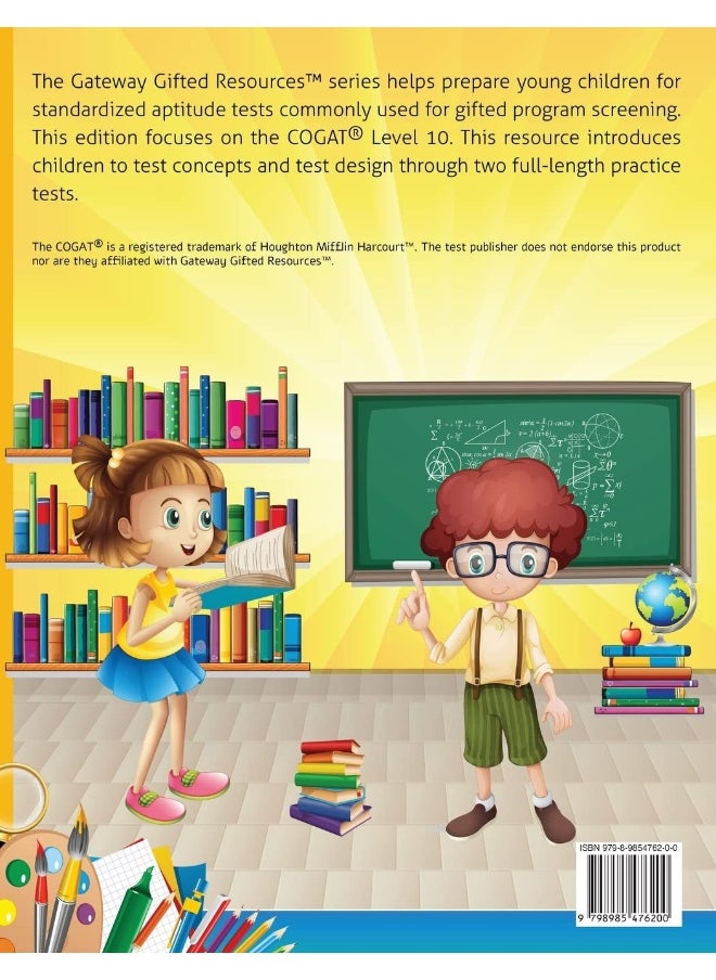 Gateway Gifted Resoures COGAT Test Prep Grade 4 Level 10