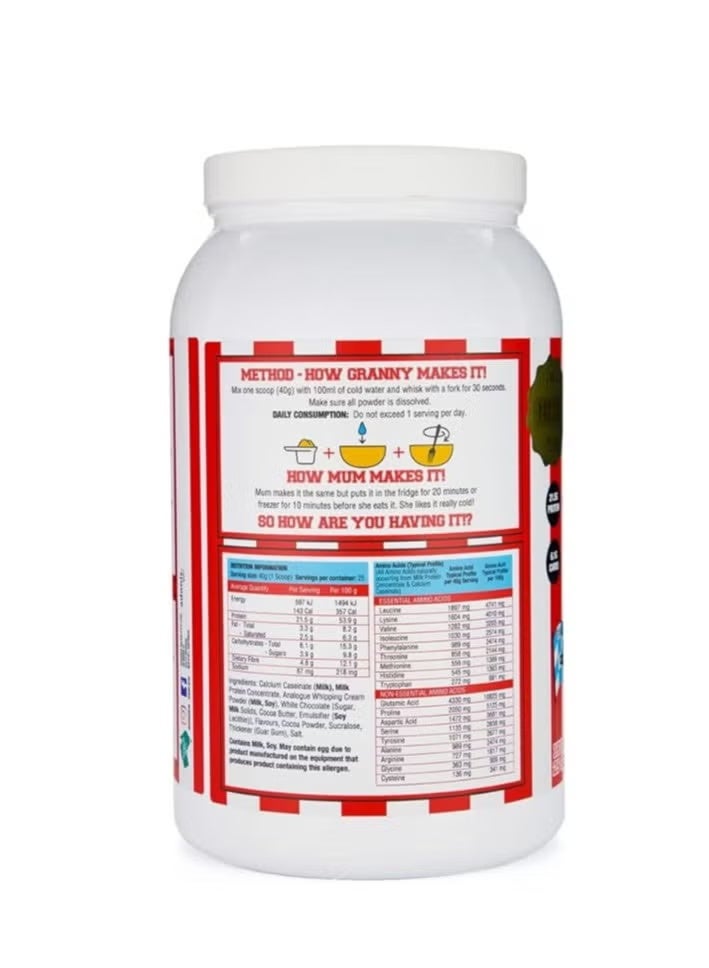 Adonis Cookie Dough Casein Protein Caramelized Cookie Flavor, 1kg - Image 2