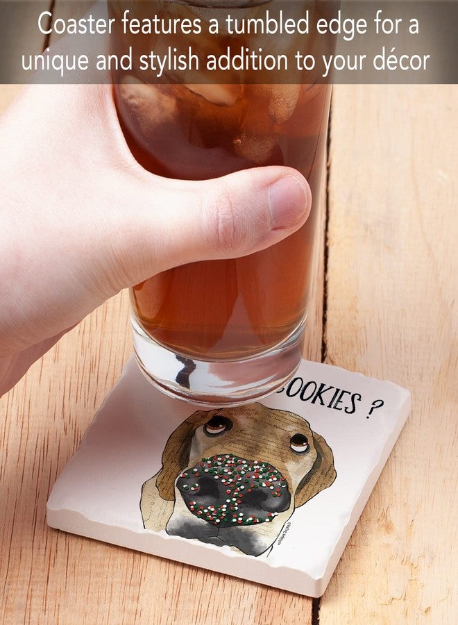 Counterart Thirstystone What Cookies Dog Single Tumbled Tile Coaster Manufactured in The USA Adorable, Create Your Own Collection - Image 2