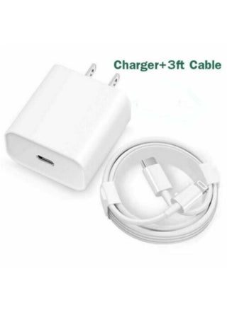 20W PD Cable Power Adapter Type-C Fast Charger For iPhone 11/12/13/X/8 - pzsku/Z1C65AB8C0CC77094E1ABZ/45/_/1699608447/d0b133e3-d9a6-461f-962f-0ee2f6b18ada
