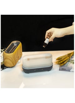 Flame Aroma Diffuser Humidifier Essential Oil Diffuser with 7 LED Light Colors with Remote Control, 200ml (Wooden Color) - pzsku/Z1C65CE29ABBFEC805215Z/45/_/1710335960/9d095261-a9cd-4290-bc9e-7c3ab8d3ac53