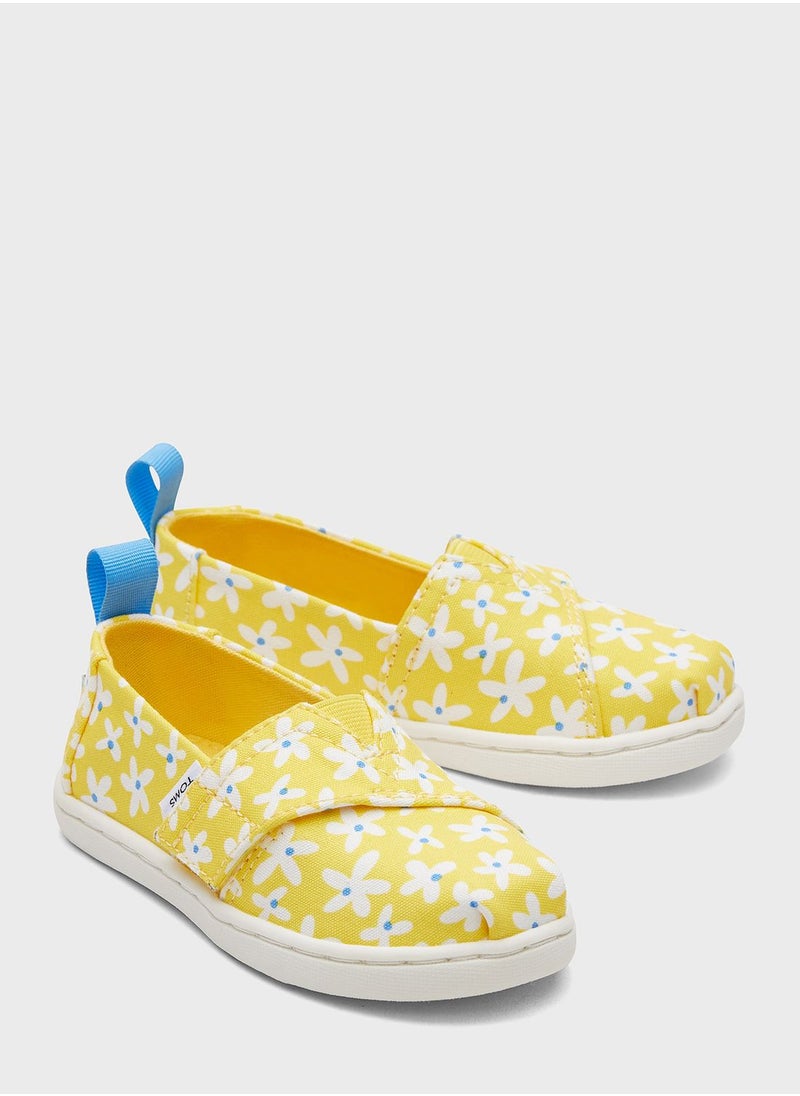 TOMS - Kids Daisies Slip Ons - Image 1