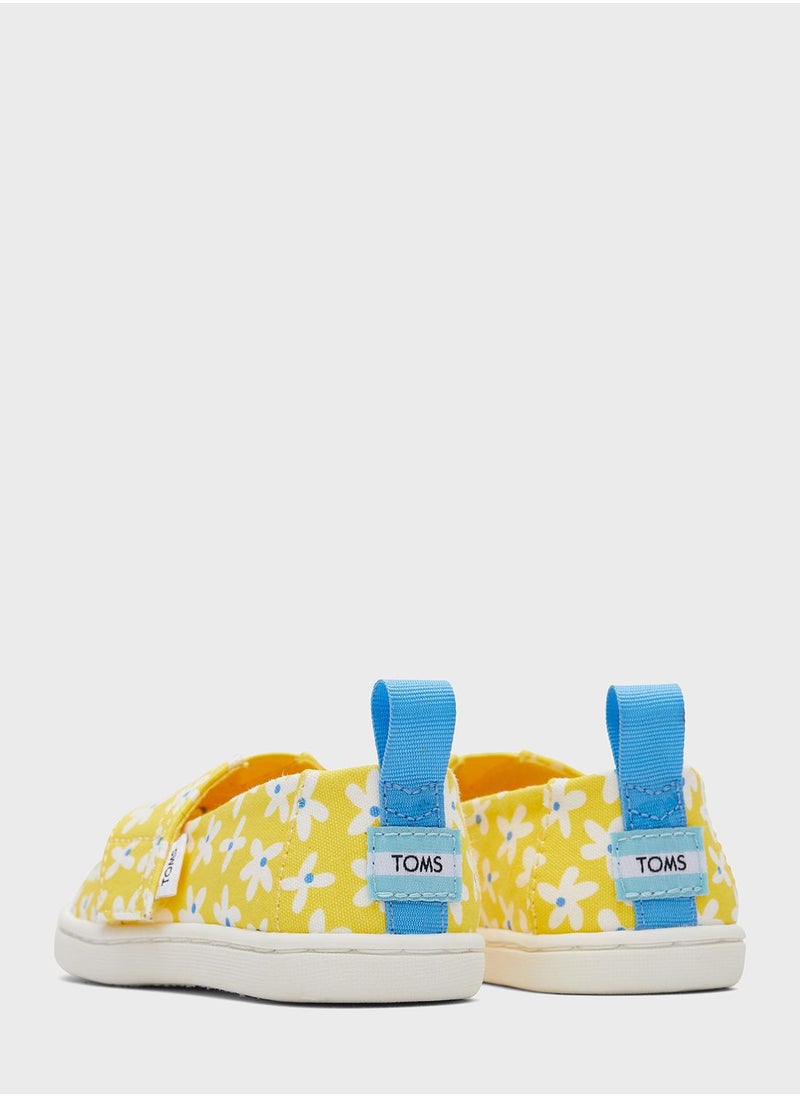 TOMS - Kids Daisies Slip Ons - Image 1