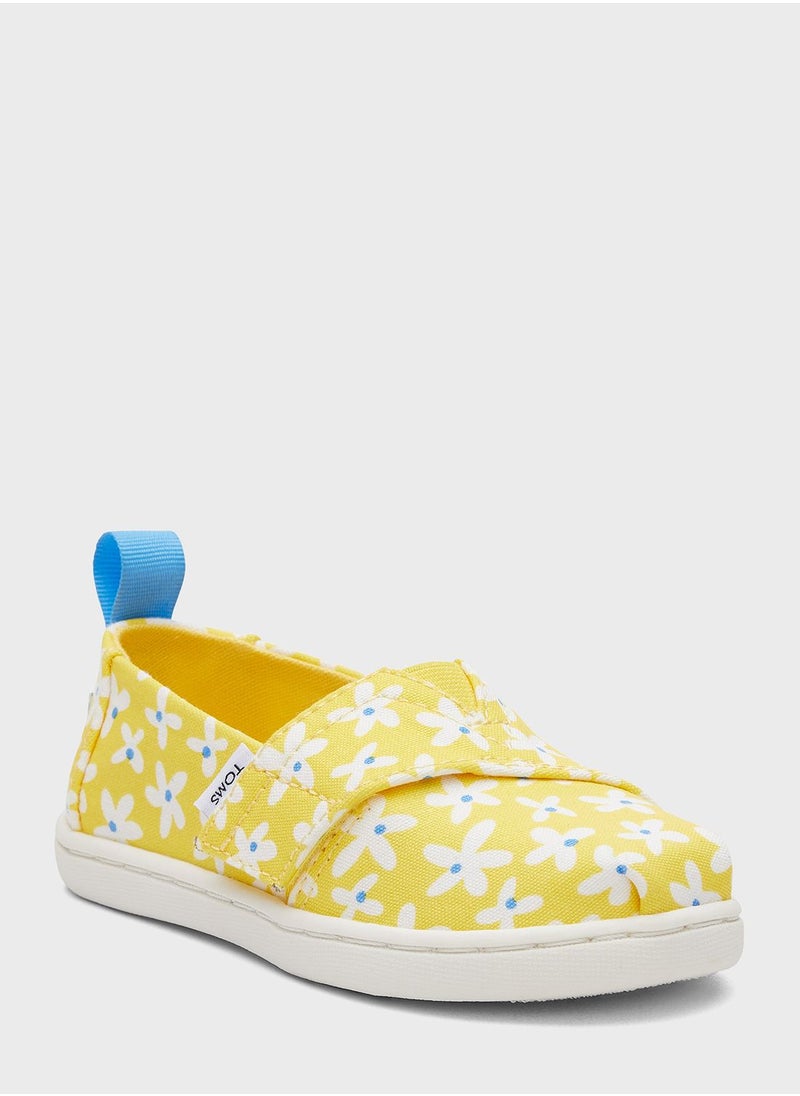 TOMS - Kids Daisies Slip Ons - Image 1
