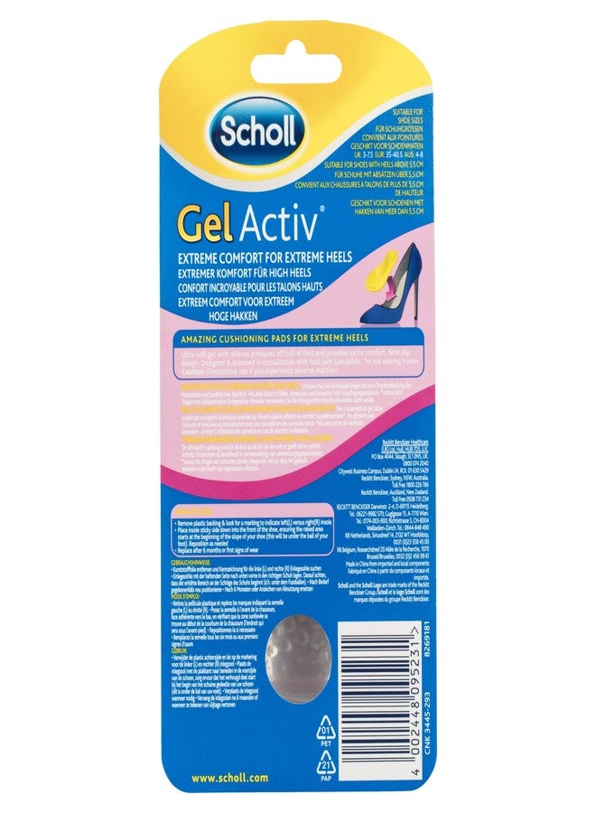 Scholl Gel Activ Comfy Insoles Extreme Heels, UK 3-7.5 - Image 2
