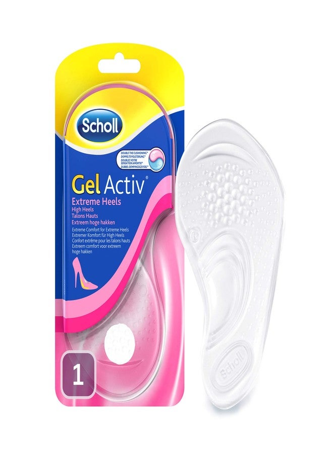 Scholl Gel Activ Comfy Insoles Extreme Heels, UK 3-7.5 - Image 1