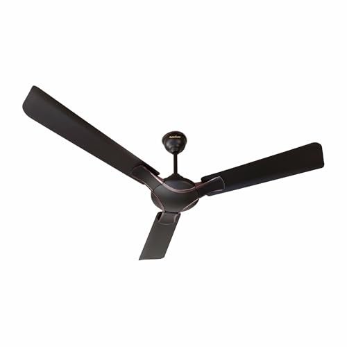 ACTIVA Corolla 1200mm Ceiling Fan,BEE Approved One Star Rating, 390 RPM High Speed Air Delivery, 50 Watt Cooper Winding Motors, Anti Dust Coating, Large Sweep, 2 Years Warranty (Smoke Brown) - Image 1