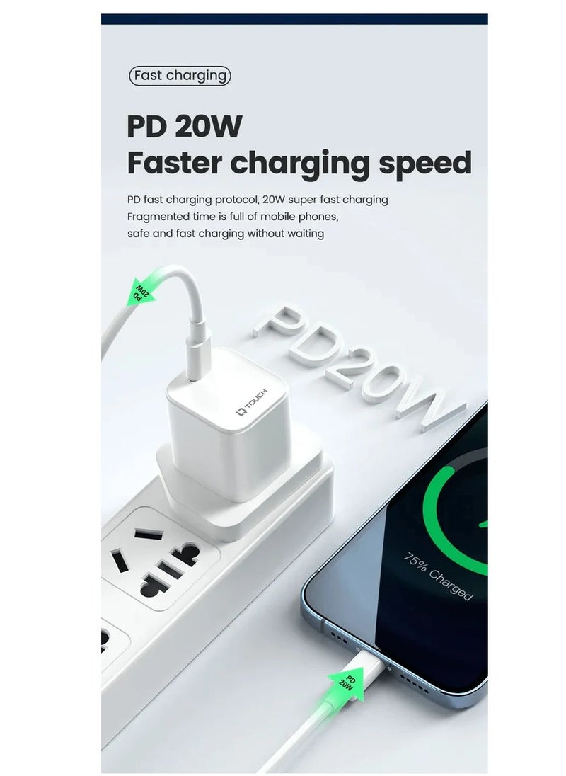 IQ TOUCH IQ Touch 20W C to Lightning Charger 20PD-L  - Image 2