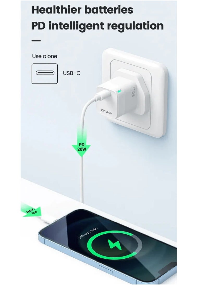 IQ TOUCH IQ Touch 20W C to Lightning Charger 20PD-L  - Image 5
