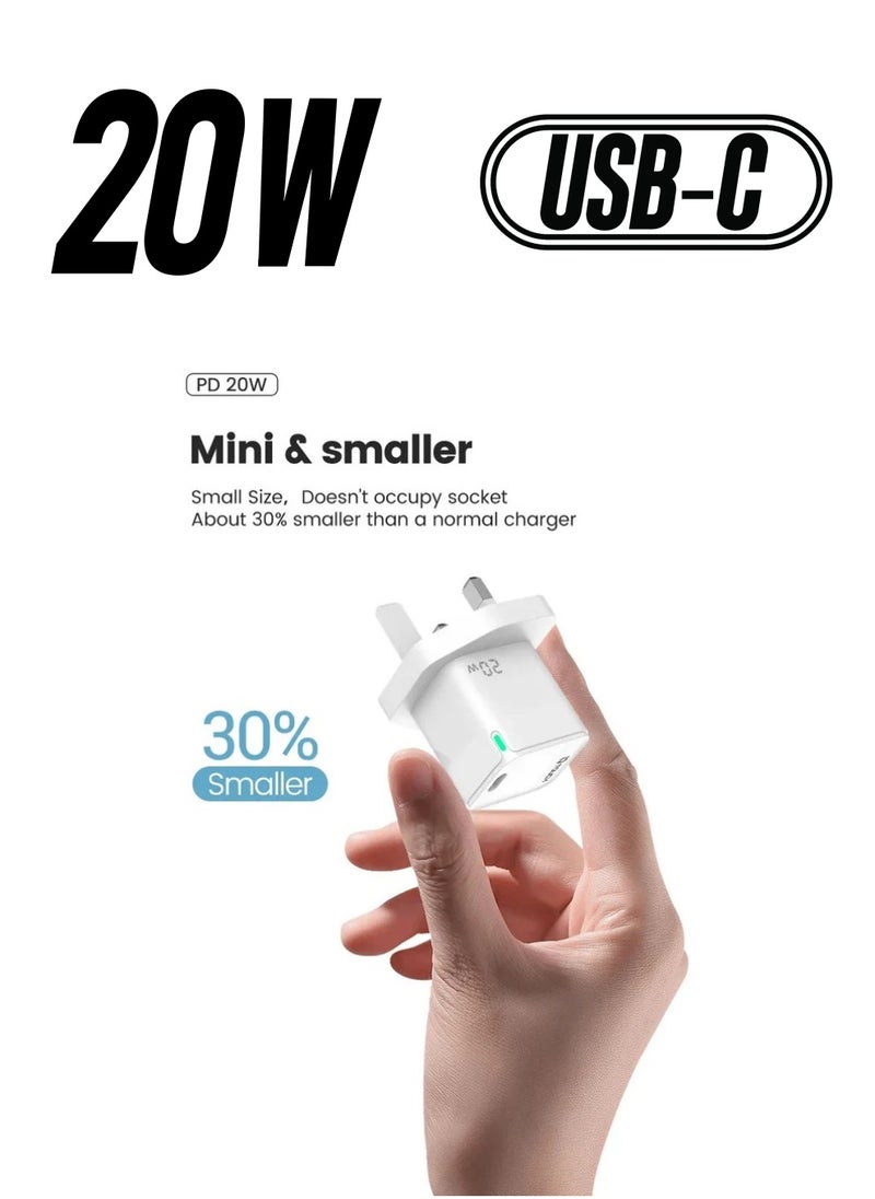 IQ TOUCH IQ Touch 20W C to Lightning Charger 20PD-L  - Image 1