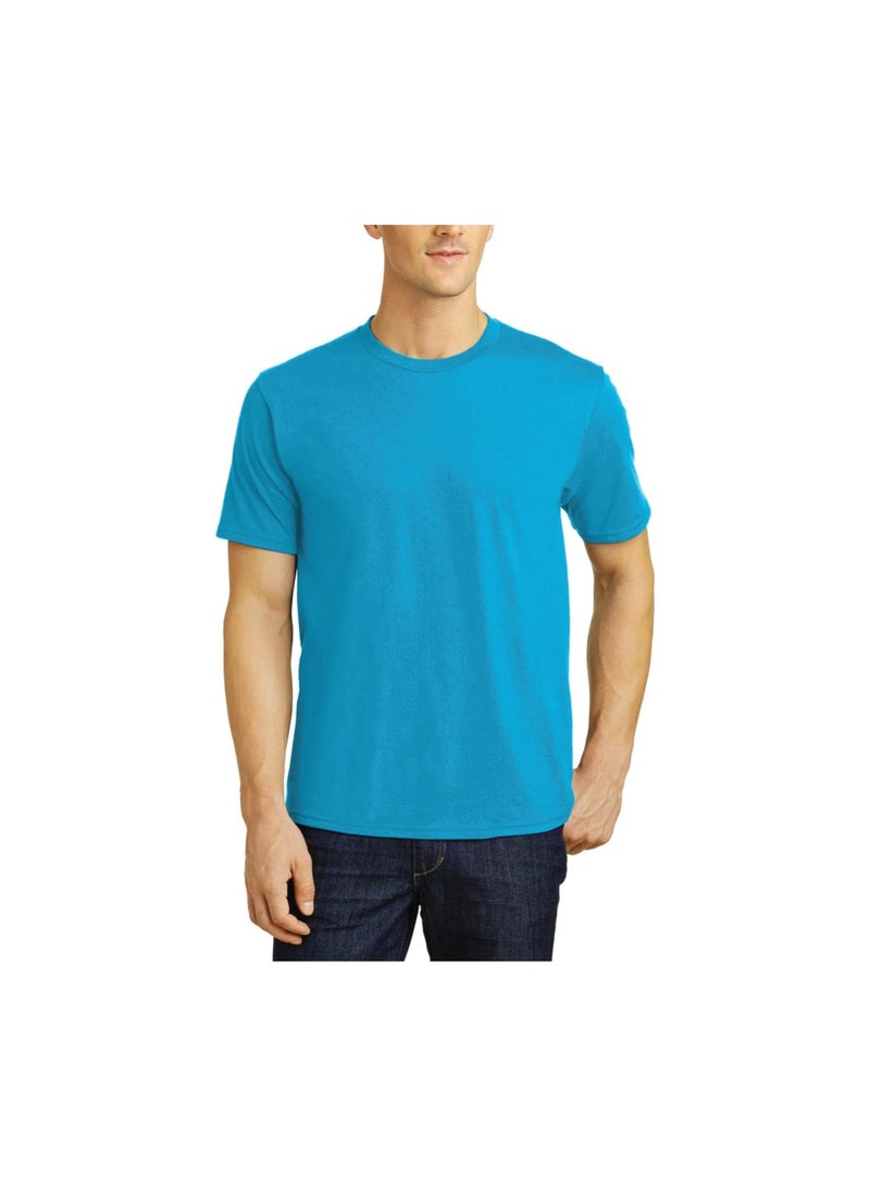 برينت شوب فور مي تي شيرت برقبة دائرية للبالغين للرجال من القطن الخالص الممشط للغاية للرجال، رقبة دائرية للرجال، مقاس مريح، قمصان عادية من القماش المسامي للرجال - Image 1