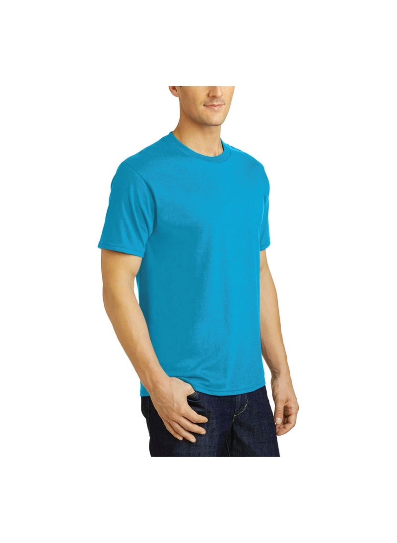 برينت شوب فور مي تي شيرت برقبة دائرية للبالغين للرجال من القطن الخالص الممشط للغاية للرجال، رقبة دائرية للرجال، مقاس مريح، قمصان عادية من القماش المسامي للرجال - Image 4