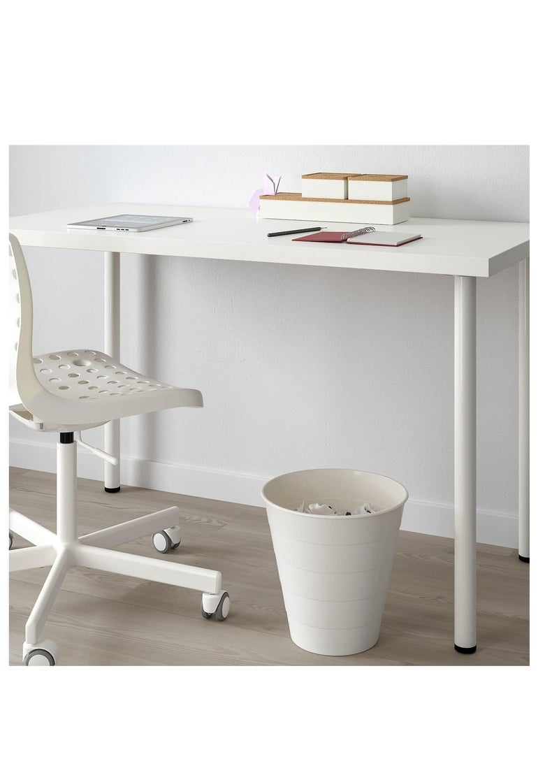 IKEA FRAKTA 10L White Plastic Top Opening Wastebasket  - Image 3