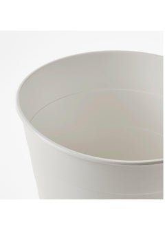 IKEA FRAKTA 10L White Plastic Top Opening Wastebasket  - Image 2