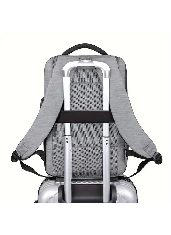 Impulse Impulse V2 Elite 30L Unisex Water Resistant Travel Laptop Backpack with USB Charging Port/Office Bag/School Bag/College Bag/Business Bag Fits Up to 16 Inch Laptop with 1 Year Warranty (Grey)  - Image 5