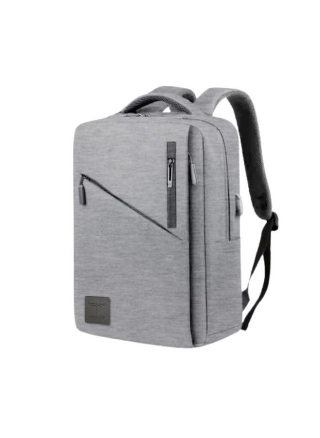Impulse Impulse V2 Elite 30L Unisex Water Resistant Travel Laptop Backpack with USB Charging Port/Office Bag/School Bag/College Bag/Business Bag Fits Up to 16 Inch Laptop with 1 Year Warranty (Grey)  - Image 1