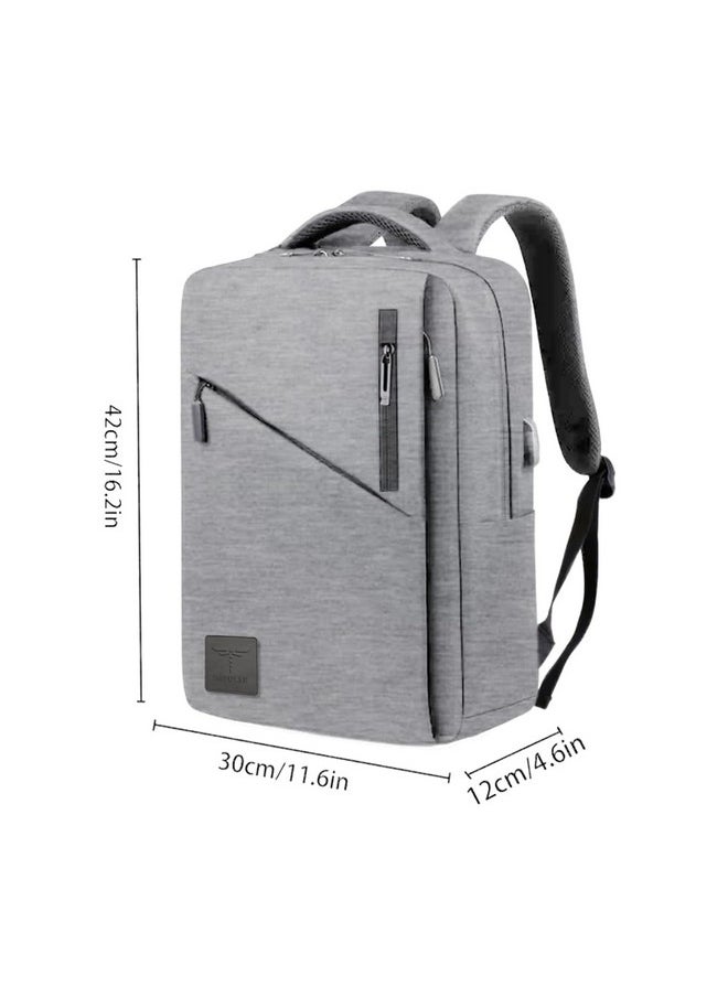 Impulse Impulse V2 Elite 30L Unisex Water Resistant Travel Laptop Backpack with USB Charging Port/Office Bag/School Bag/College Bag/Business Bag Fits Up to 16 Inch Laptop with 1 Year Warranty (Grey)  - Image 2