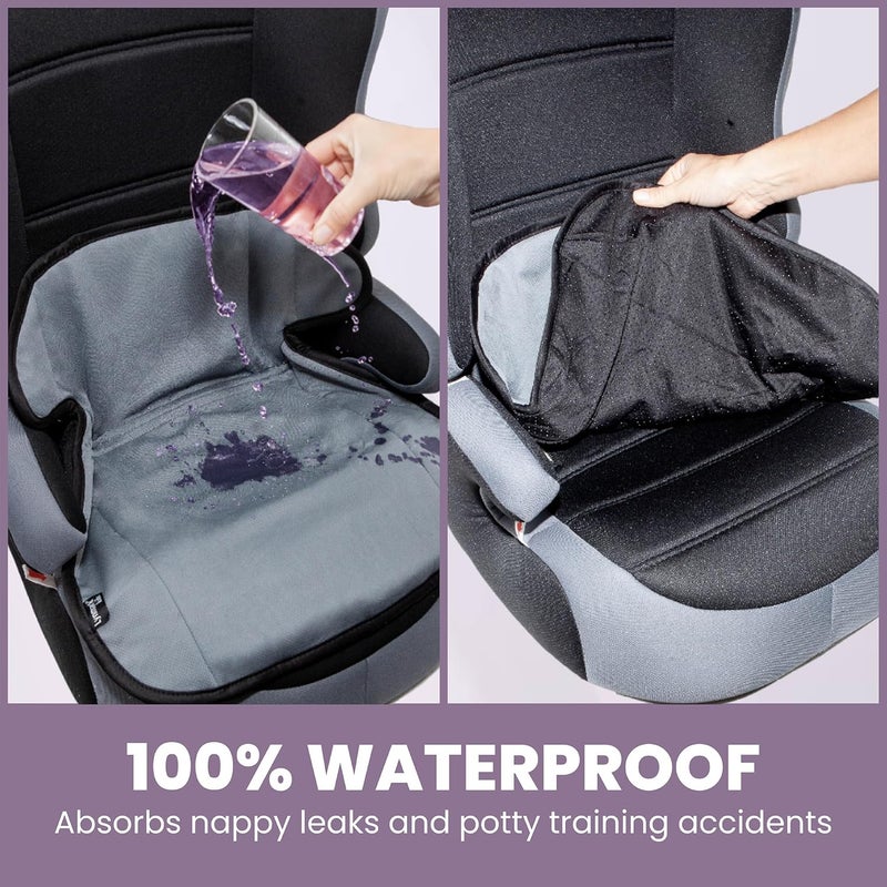 Lynmark Waterproof Booster Seat Protector for Potty Training and Spillages - Grey - Image 3