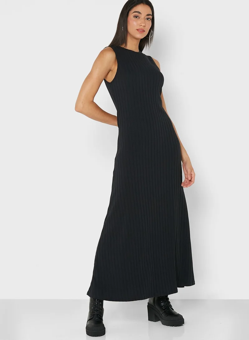 Topshop Tall Ribbed Dress