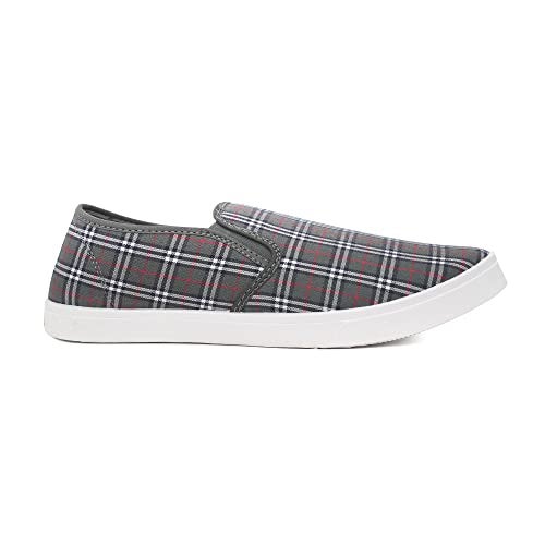 ASIAN Men's M-2025 Casual Sneakers,Loafer Shoes With Extra Cushion Lightweight Casual Slip-On Shoes For Men's & Boy'S, Grey - Image 4