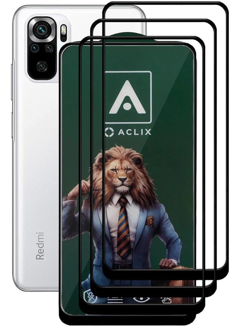 أكاليكس 3   قطع، حماية شاشة،  لهاتف شاومي ريدمي نوت 10 ، جودة ممتازة. - Image 1
