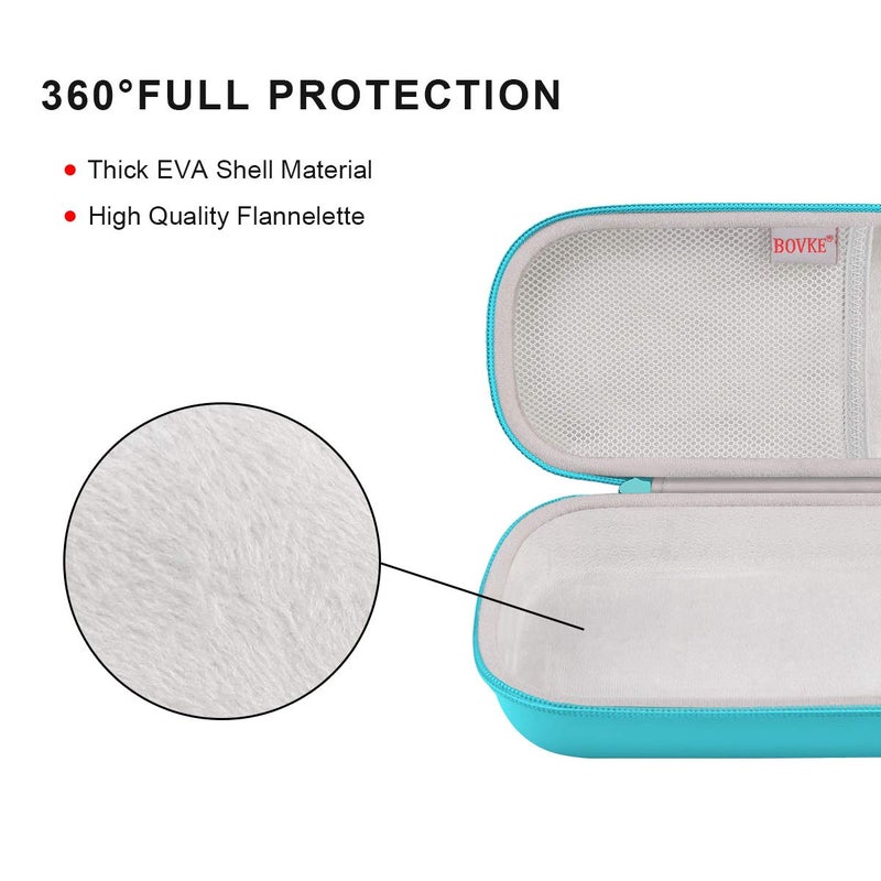 BOVKE Travel Carrying Case Compatible with 3M Littmann Classic III, Lightweight II S.E, MDF Acoustica Deluxe Stethoscopes - Extra Room for Medical Scissors EMT Trauma Shears and LED Penlight, Emerald - Image 4