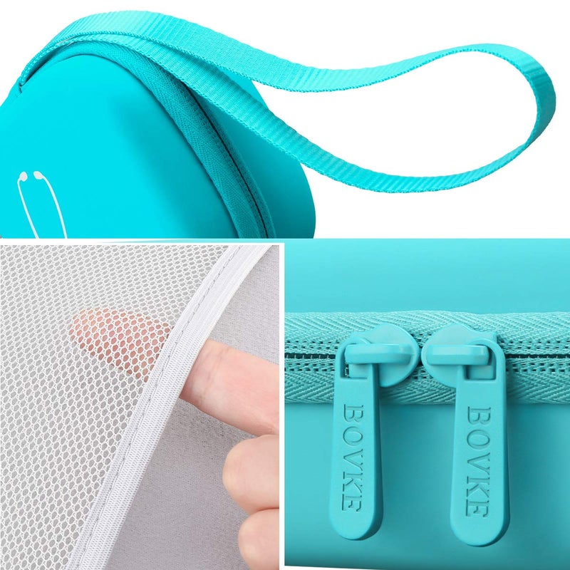 BOVKE Travel Carrying Case Compatible with 3M Littmann Classic III, Lightweight II S.E, MDF Acoustica Deluxe Stethoscopes - Extra Room for Medical Scissors EMT Trauma Shears and LED Penlight, Emerald - Image 5
