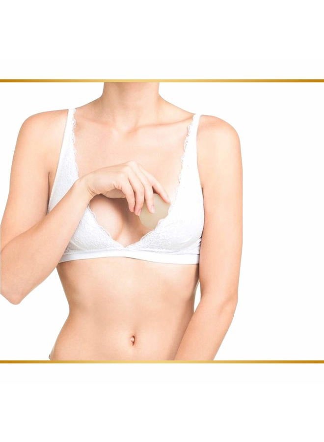 queensecret 3.14 inch Best Size World Thinnest Nippleless Covers Reusable Adhesive Invisible Silicone Pasties Nude-2 Pairs - Image 3