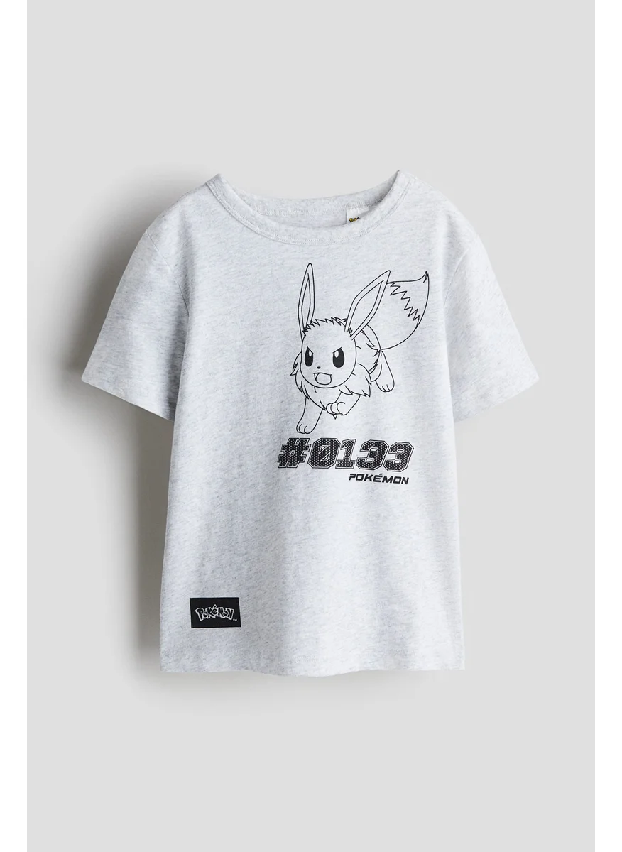 H&M Printed Cotton T-Shirt