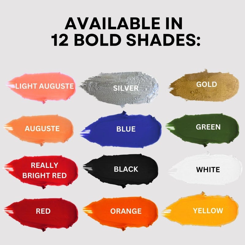 Mehron Makeup Foundation Greasepaint | Stage, Face Paint, Body Paint, Halloween Makeup 1.25 oz (38 g) (WHITE) - Image 5