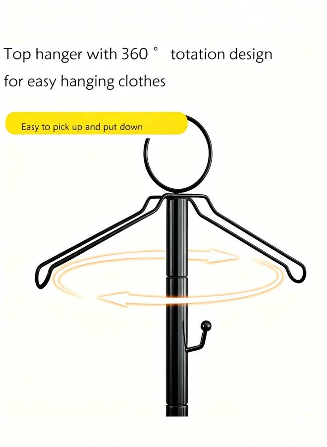 Middle East Creative Clothes Aromatherapy Hanger，Saudi Arabia Coat Robe Hanger， Clothing Store Hanger Display Stand  Clothes Rack ，Vertical Hanger Floor standing Three Legged Hat Rack ﻿ - Image 3