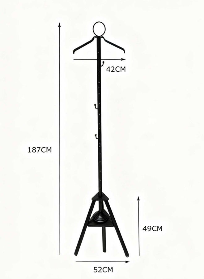 Middle East Creative Clothes Aromatherapy Hanger，Saudi Arabia Coat Robe Hanger， Clothing Store Hanger Display Stand  Clothes Rack ，Vertical Hanger Floor standing Three Legged Hat Rack ﻿ - Image 2