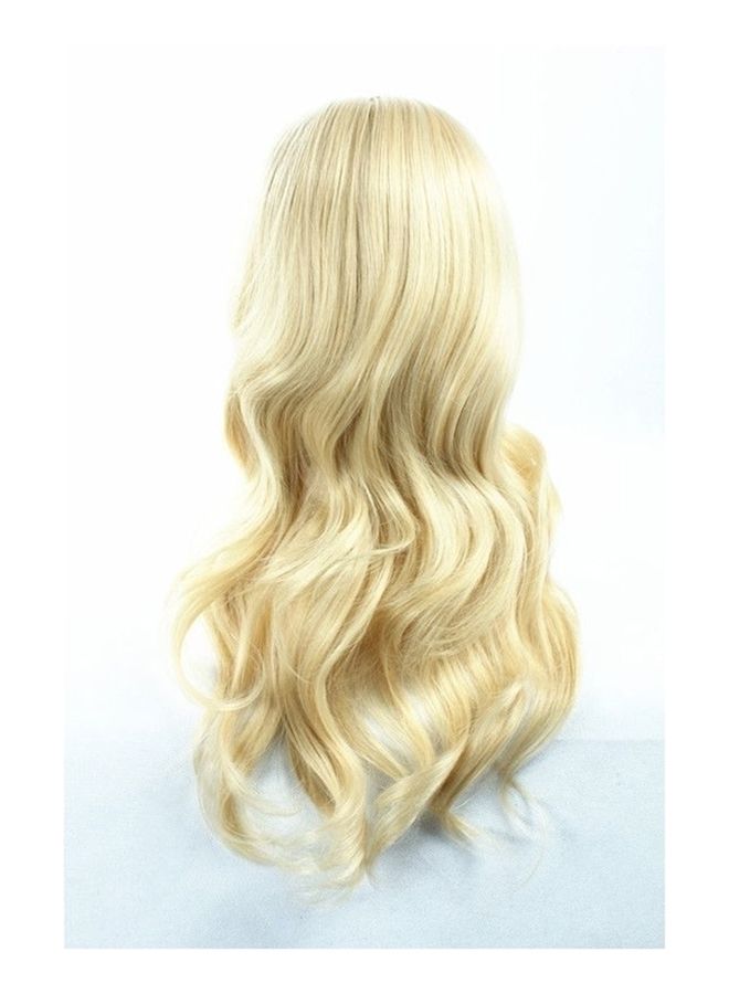 إسكدنيا شعر مستعار بتصفيفة عصرية مستوحاة من شخصيات المانغا اليابانية ومناسب للحفلات التنكرية بلوند 60سم - Image 2