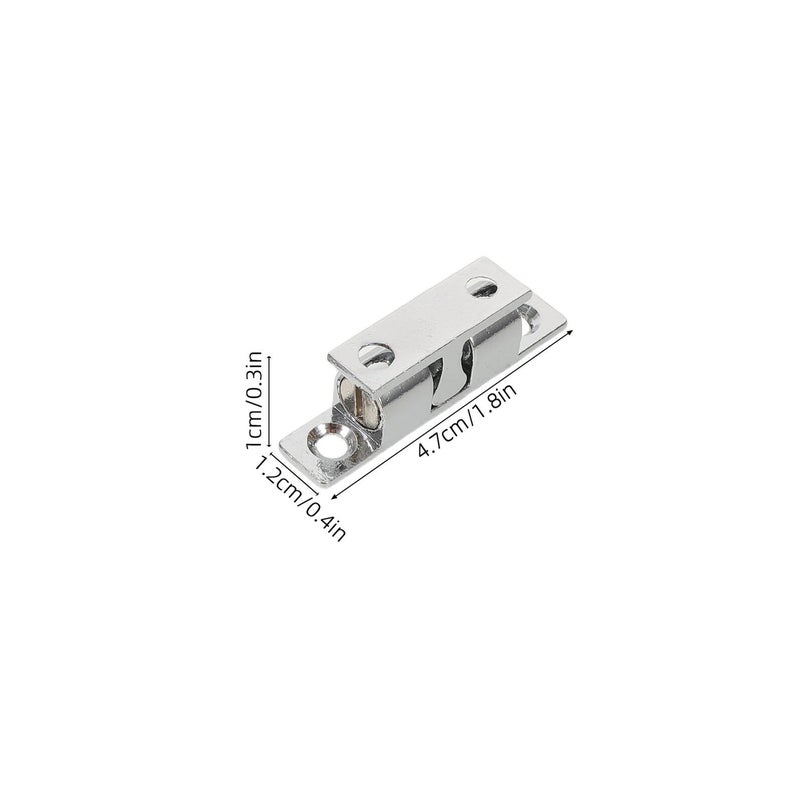 Stainless Steel Roller Catch Set For Marine Cabinets And Boat Hatches Medium Size - Image 3