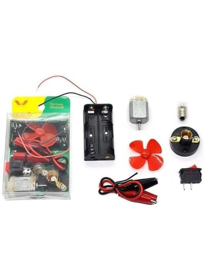 Biella Biella Electric Circuit Motor Project Startup Kit, Science Experiment DIY Circuit Learning Set  - Image 2