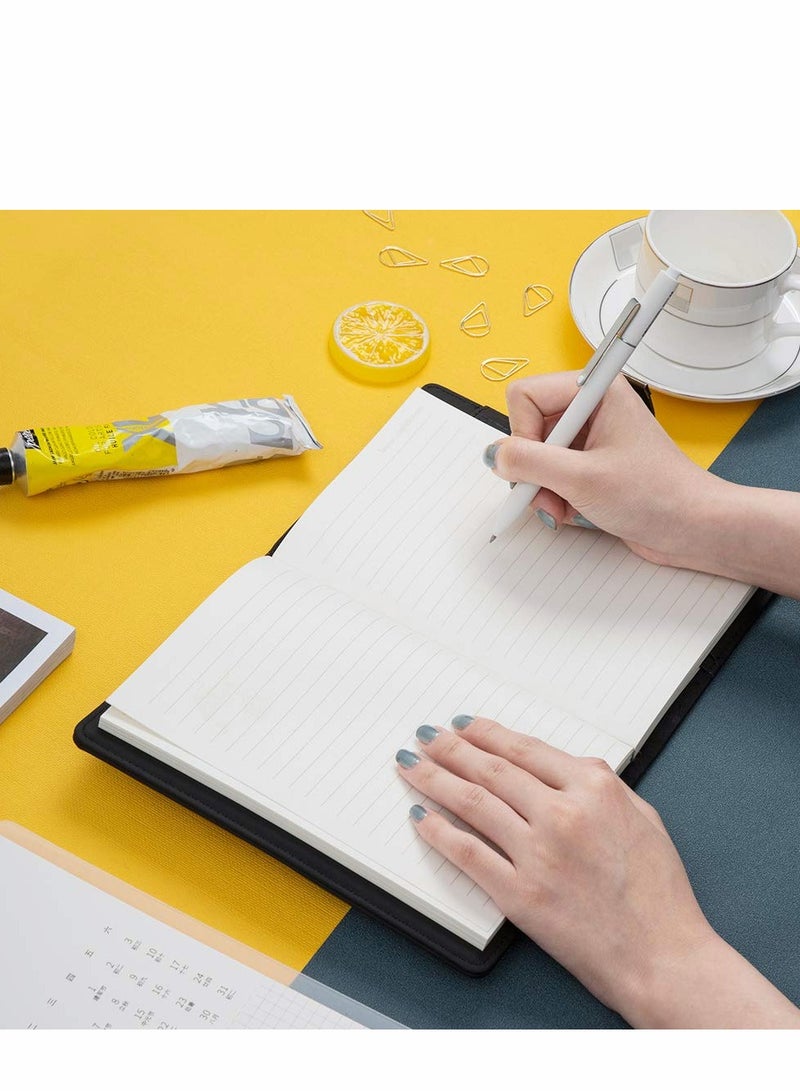 Vintage Leather Locking Journal - Elegant Writing Notebook  Planner for Girls, Perfect Personal Gift in Black - Image 4