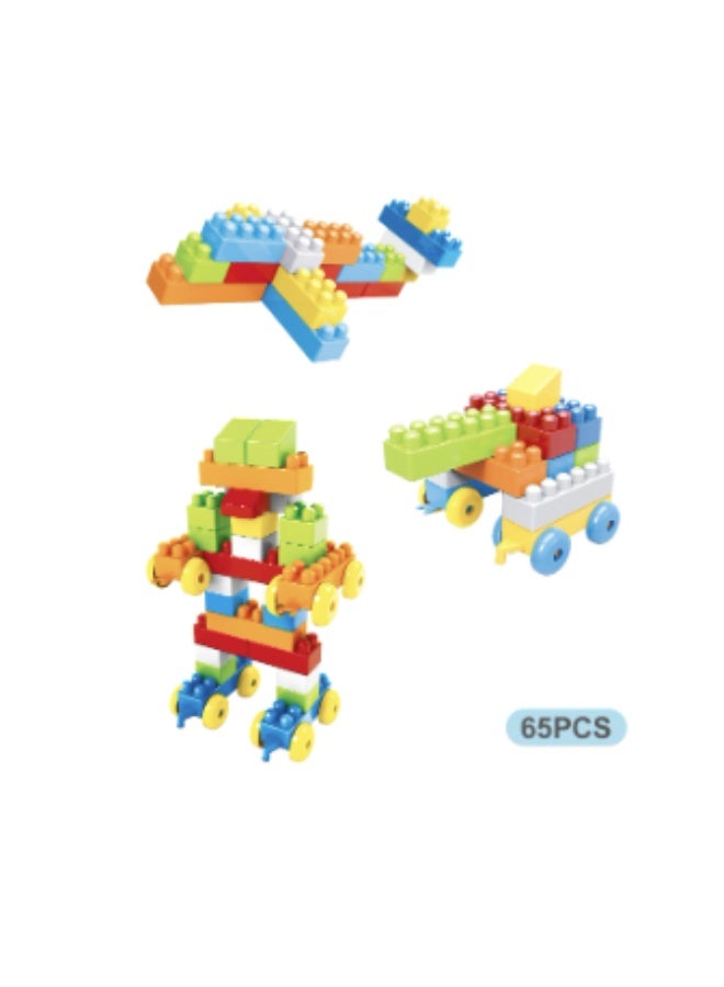 Educational Building Blocks – 65 Pieces - Image 3