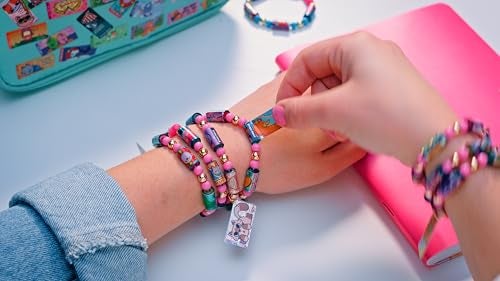 Sky Castle Sticki Rolls - Wearable Shareable Toy Sticker Jewelry - Anna & Erin Friendship Bracelet 2 Pack - Image 2