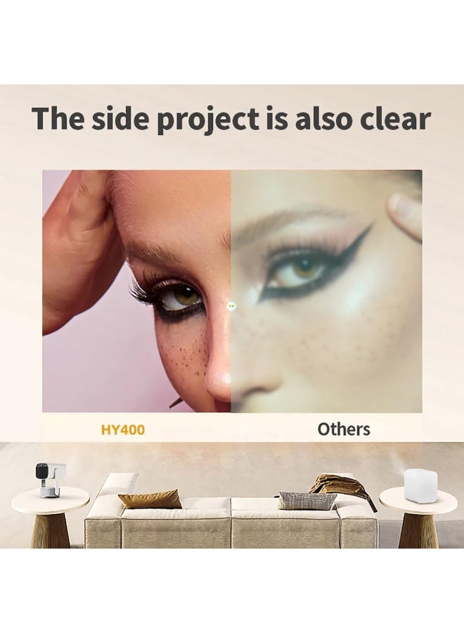 Portable 4k Support LCD Projector with WiFi & Bluetooth - Image 3