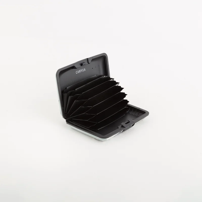 كاربيزا Women's  Bouquet Card Holder Powder Blue Multicolour