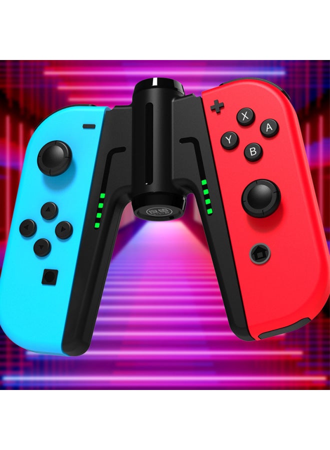 IINE For Nintendo Switch Bridge Handle Charger Joy-Con Charging Grip Handle-Product Color:White Bridge Grip-L484  - Image 3