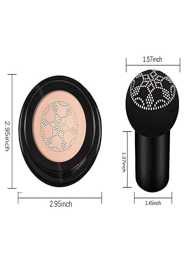 SUNISA - Sunisa Mushroom Head Air Cushion CC Cream Foundation Long-Lasting Coverage of Blemishes, Even Skin Tone, Suitable for All Skin Types - Image 1