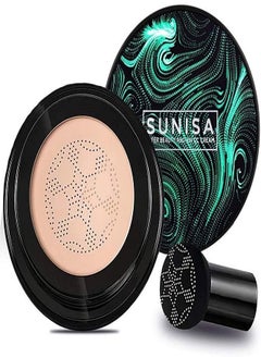 Sunisa Mushroom Head Air Cushion CC Cream Foundation Long-Lasting Coverage of Blemishes, Even Skin Tone, Suitable for All Skin Types